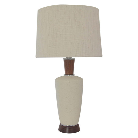 Luzerna CM-0117 Lámpara De Buro Visalia, Color Hueso Jaspeado Mate, 1 Unidad