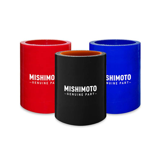 Mishimoto Acoplador Recto de Silicona MMCP-4SBK, 10 cm, Negro