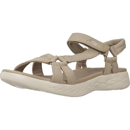 Skechers On-The-Go 600 Brilliancy Sandalias para Mujer - 23.0 cm - Natural