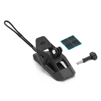 DJI Clip de Soporte de mentón para Casco Osmo, Compatibilidad: Osmo Action 6, Osmo Nano, Osmo 360, Osmo Action 5 Pro,Osmo Action 4,Osmo Action 3, Action 2