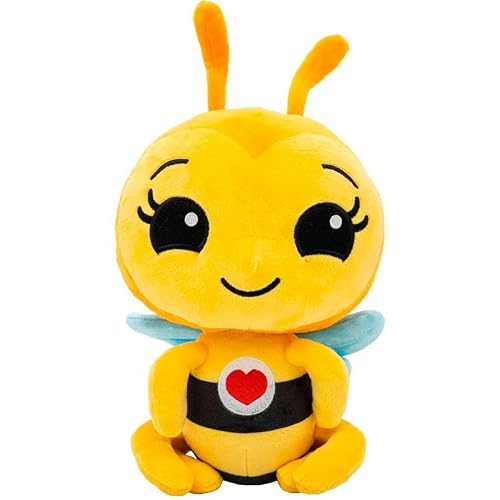 PlimPlim . Peluche Musical DX Abejita Chiquitita Suave con Sonido y Música, para Bebés, Niños Mayores de 10 Meses, Regalo Infantil