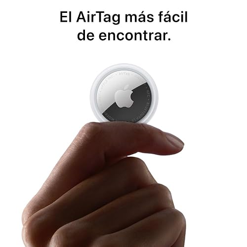 Airtag de Apple (2.? Generaci?n) 1 Pieza: Rastreador para Llavero | Cartera y M?s, Localizador con Sonido, F?cil Configuraci?n en el Iphone o el Ipad, Rango de Rastreo Preciso hasta 1.5 Veces