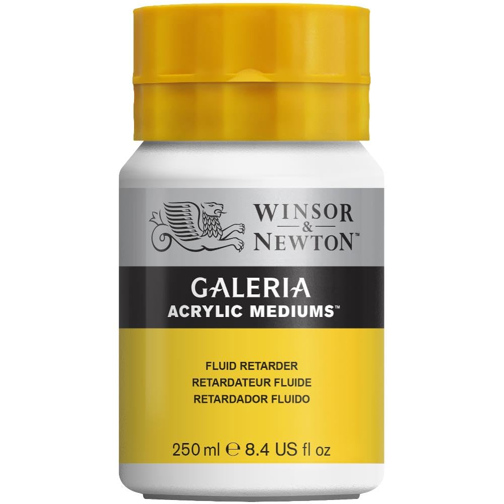 Winsor & Newton Galeria Medios Acrílicos para Pintura - 250 ml (Paquete de 1) - Retardante de fluido