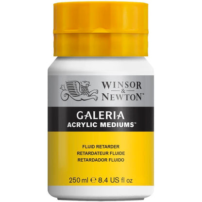 Winsor & Newton Galeria Medios Acrílicos para Pintura - 250 ml (Paquete de 1) - Retardante de fluido