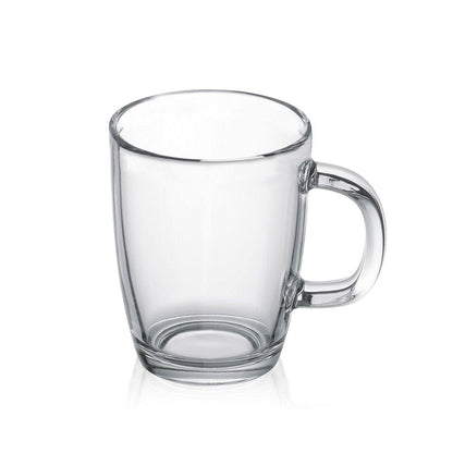 Bodum Bistro Single Wall Coffee Mug, 12 oz, Clear