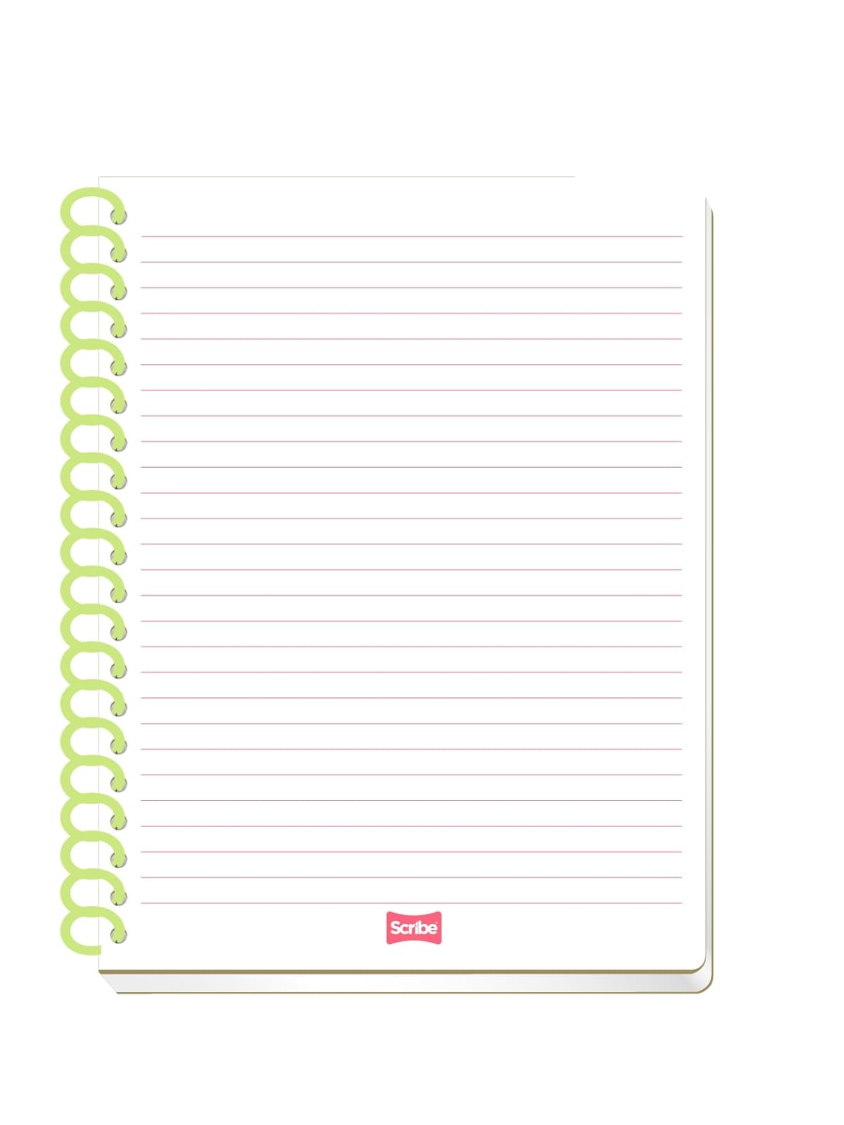 Scribe®, Excellence T, Cuaderno Book, Pasta Dura, Espiral Sencillo, Raya, 100 hojas, Portada Acuarela Arcoiris