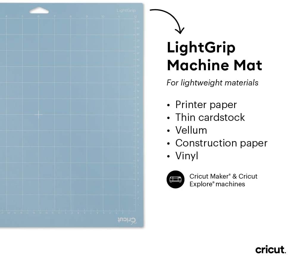 Cricut Adhesive Back Cutting Mats 12"X12" 3/Pkg-Green, Blue & Purple