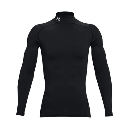 Under Armour ColdGear Camiseta de Compresión, Hombre - Negro (Black - White - 001) - XL