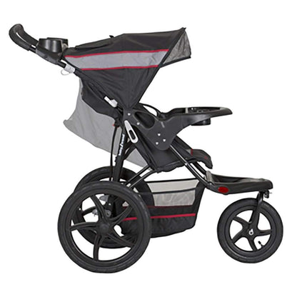 Baby Trend Range Carriola Jogger para Todo Terreno con Rueda Frontal Giratoria con Seguro, Toldo Ajustable, Asiento Reclinable Acolchado, Millennium