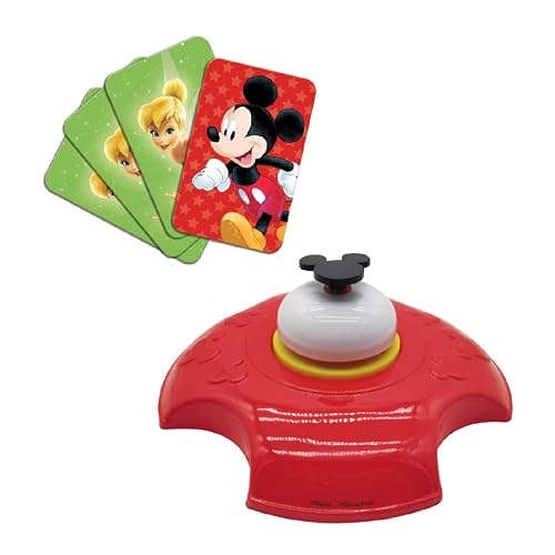 Novelty Corp - Juego de Mesa Boom Boom, Disney, para Niños, Diversión, Juegos familaires, Maxima Calidad, Mejora Tus Reflejos, Cartas, Cartón Plastificado