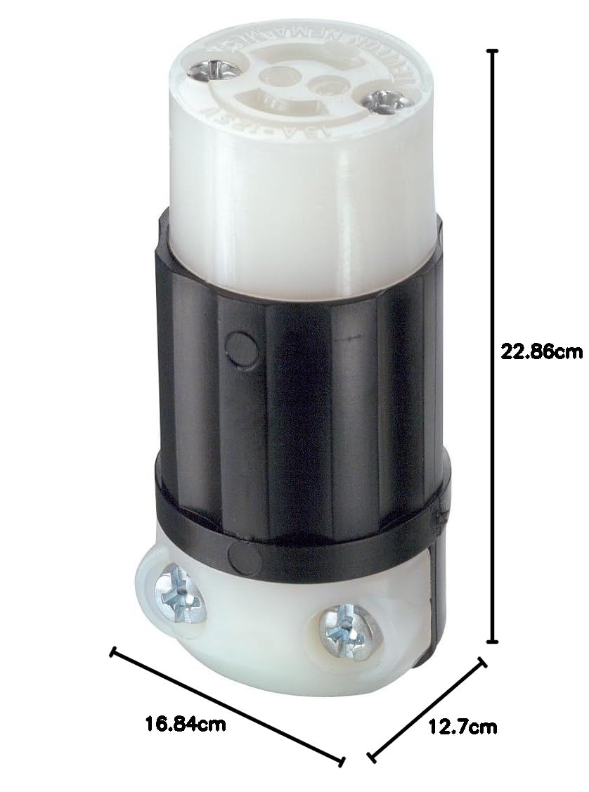 Leviton ML1-C Conector MiniLock 15A 125V Industrial sin Tierra