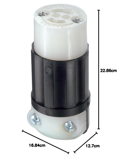 Leviton ML1-C Conector MiniLock 15A 125V Industrial sin Tierra