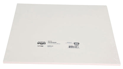 1371698 - Tablero de póster inteligente de la escuela, 11 x 14 pulgadas, blanco, 25 unidades (paquete de 1)