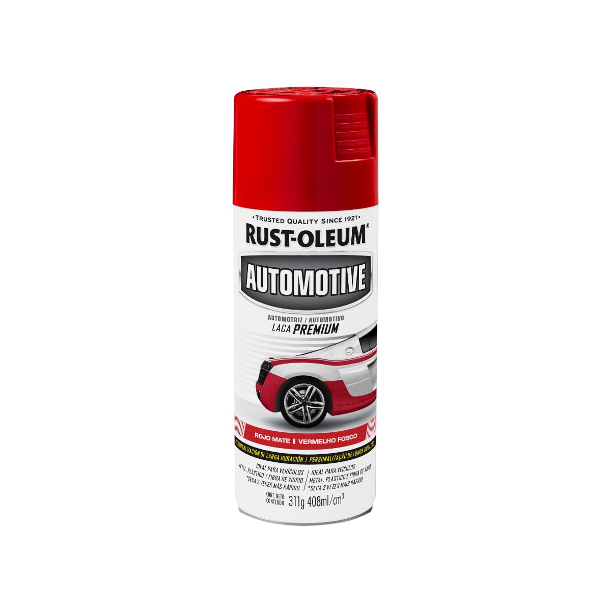 Rust-Oleum RPM Laca Aerosol Automotive Premium Rojo Mate 312 g