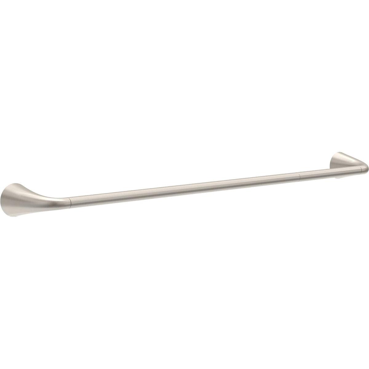 Delta Arvo Accesorios de Baño Montados en Pared, Níquel Cepillado - Toallero de 18" con extensor de 6" - Spotshield níquel cepillado