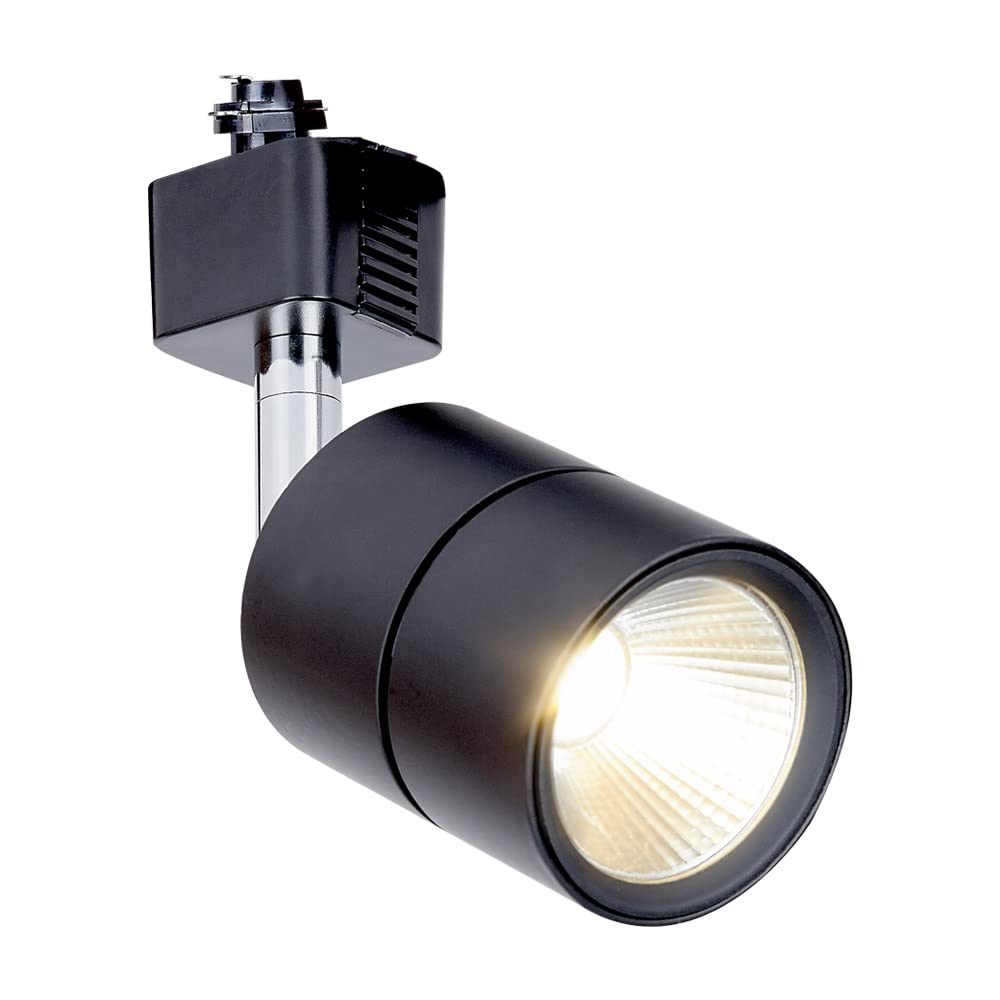 Tecnolite Lámpara Spot de Riel LED Dirigible 12 W, Luz Suave Cálida, LED integrado