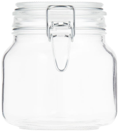 Primizie | Contenedor hermético de 750 ml con cierre hermético y cristalería italiana de alta calidad para alimentos secos y dulces