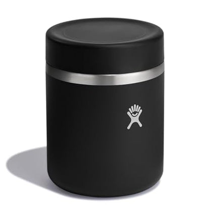 Hydro Flask - Tarro aislado de 28 onzas, color negro
