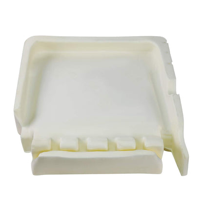 DNA Motoring ZTL-Y-0036 Cojín Inferior Asiento Conductor Blanco para Dodge Ram 06-10 (Asientos Tela)
