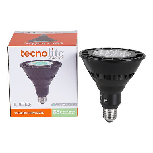 Tecnolite - Foco LED Tipo PAR, Luz de Luna Verde, Base E27, 6 W, 100 - 277 V