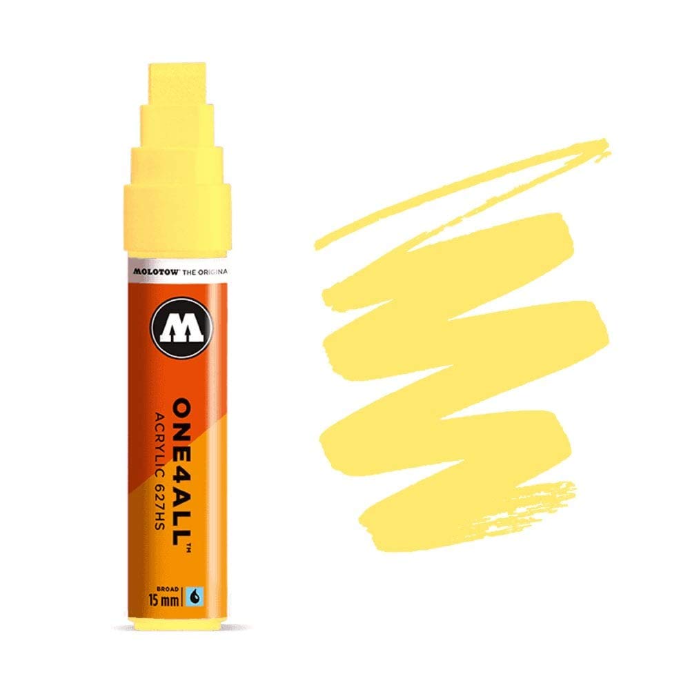 Molotow 627201 Marcador Acrílico 627Hs 15 Mm, Zinc Yellow # 6