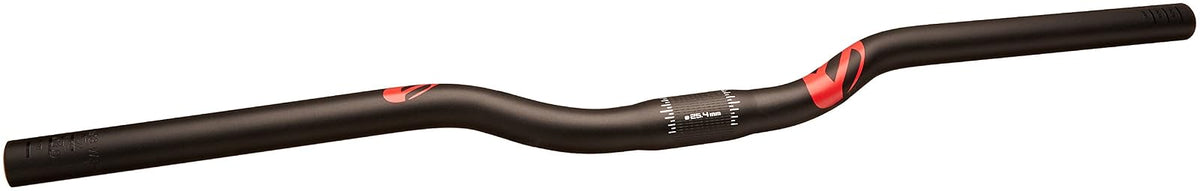 Elite Manubrio Mtb-Al-198, Color Aluminio Negro, 25.4 x 640 Mm