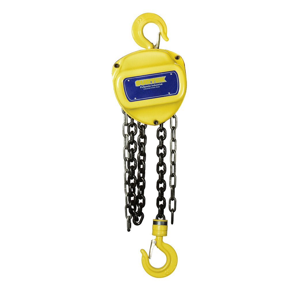 Surtek POLAC4A Polipasto manual 2 ramales 3 ton, cadena 3 m
