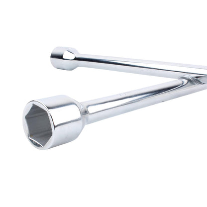 MIKEL´S Llave de Cruz Cromada (14")