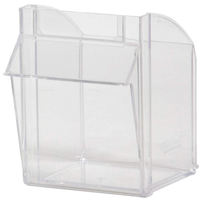 Akro-Mils 06702 TiltView - Sistema de almacenamiento horizontal de plástico con dos cubos de basura