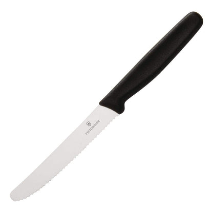 Victorinox Cuchillo para Tomates, Negro, 11 Centímetros