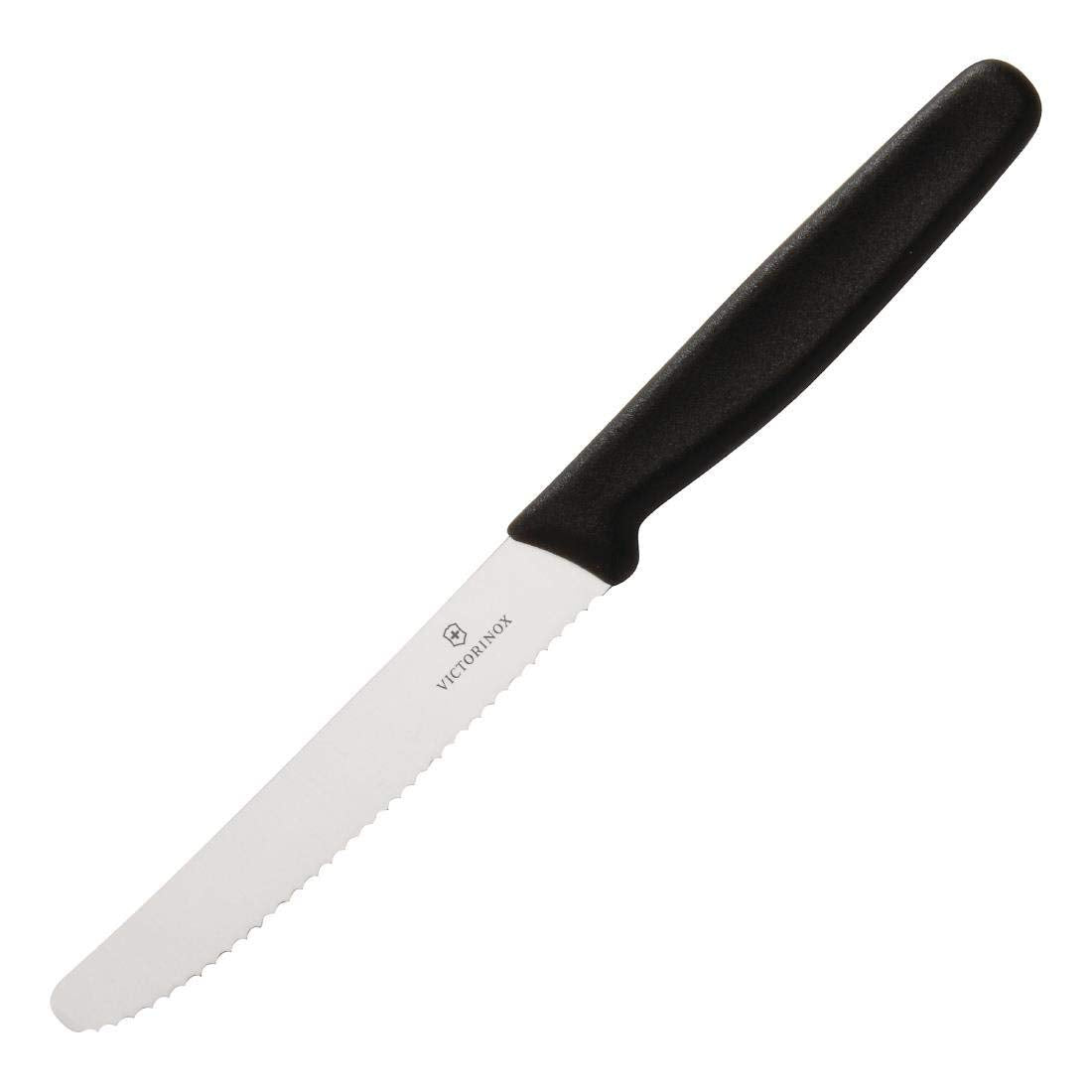 Victorinox Cuchillo para Tomates, Negro, 11 Centímetros