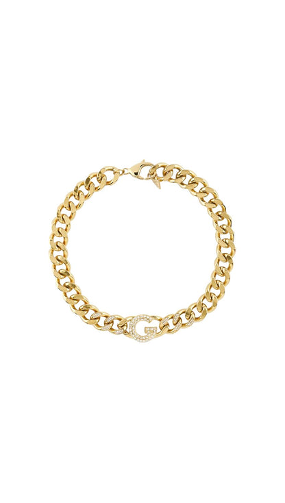 Guess Jewellery GUESS Collar para Mujer G CRYSTAL color Dorado
