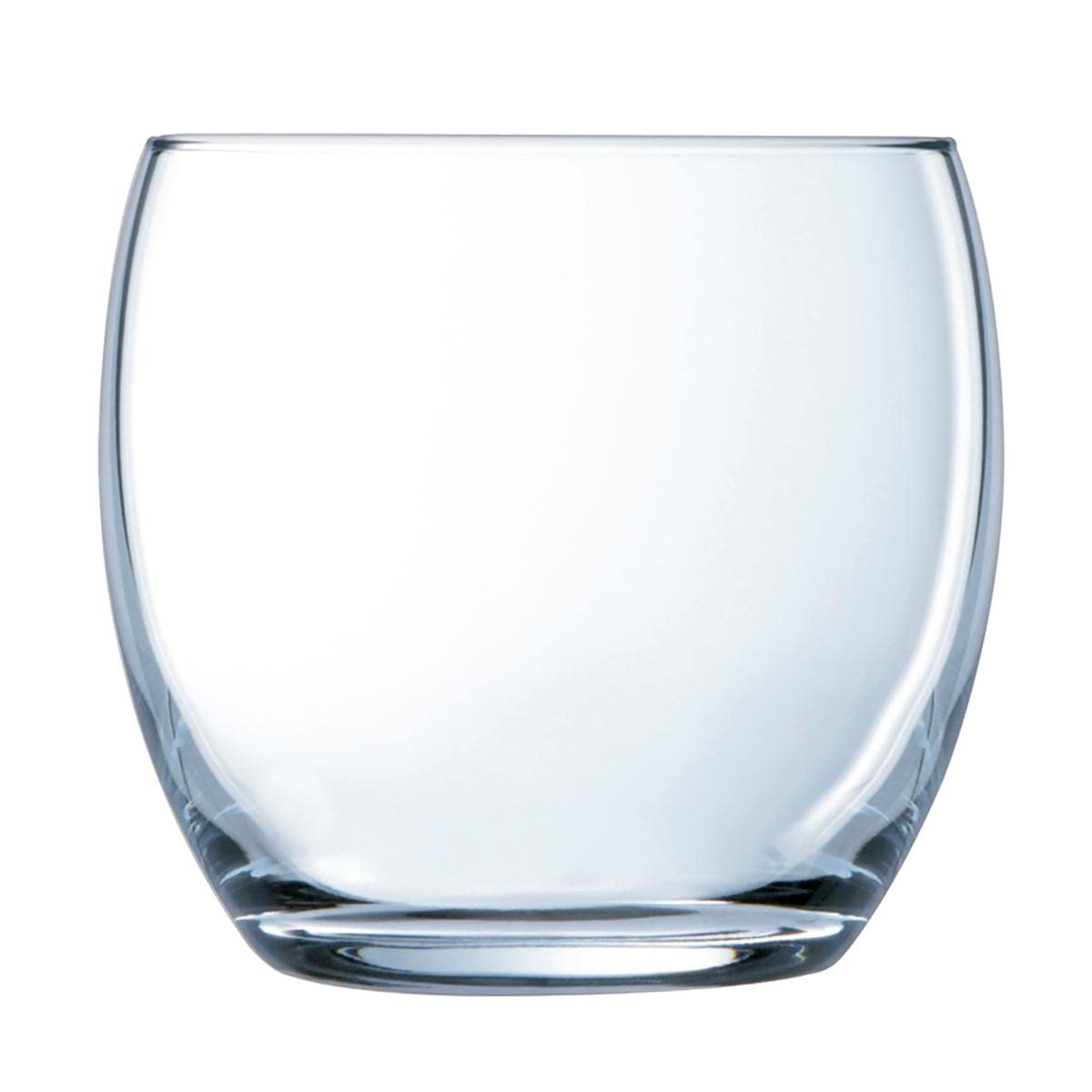 Luminarc 307-5287 Juego de 6 Vasos de Cristal Francés. Modelo Versailles, Set de Vasos Old Fashion, Ideales para Coctelería y Bebidas en las Rocas, Capacidad 350 ml con Caja de Regalo