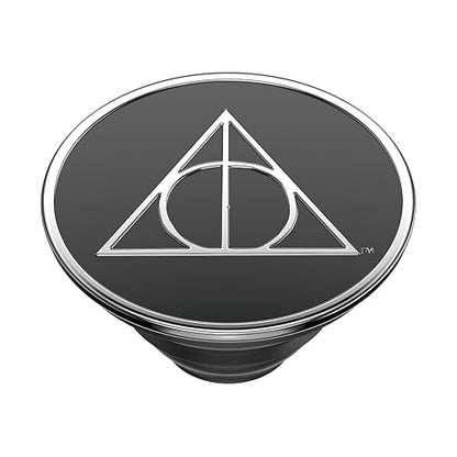 PopSockets PopGrip - Soporte expandible y Agarre con una Parte Superior Intercambiable para teléfonos Inteligentes y tabletas, Esmalte Reliquias de la Muerte