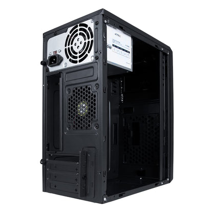 Gabinete Compacto Mini Torre Kioto GC240 / Micro Atx y Mini Itx Fuente de 500w + 1xUSB 3.0 + 2xUSB 2.0 + 1xVentilador Essential Series