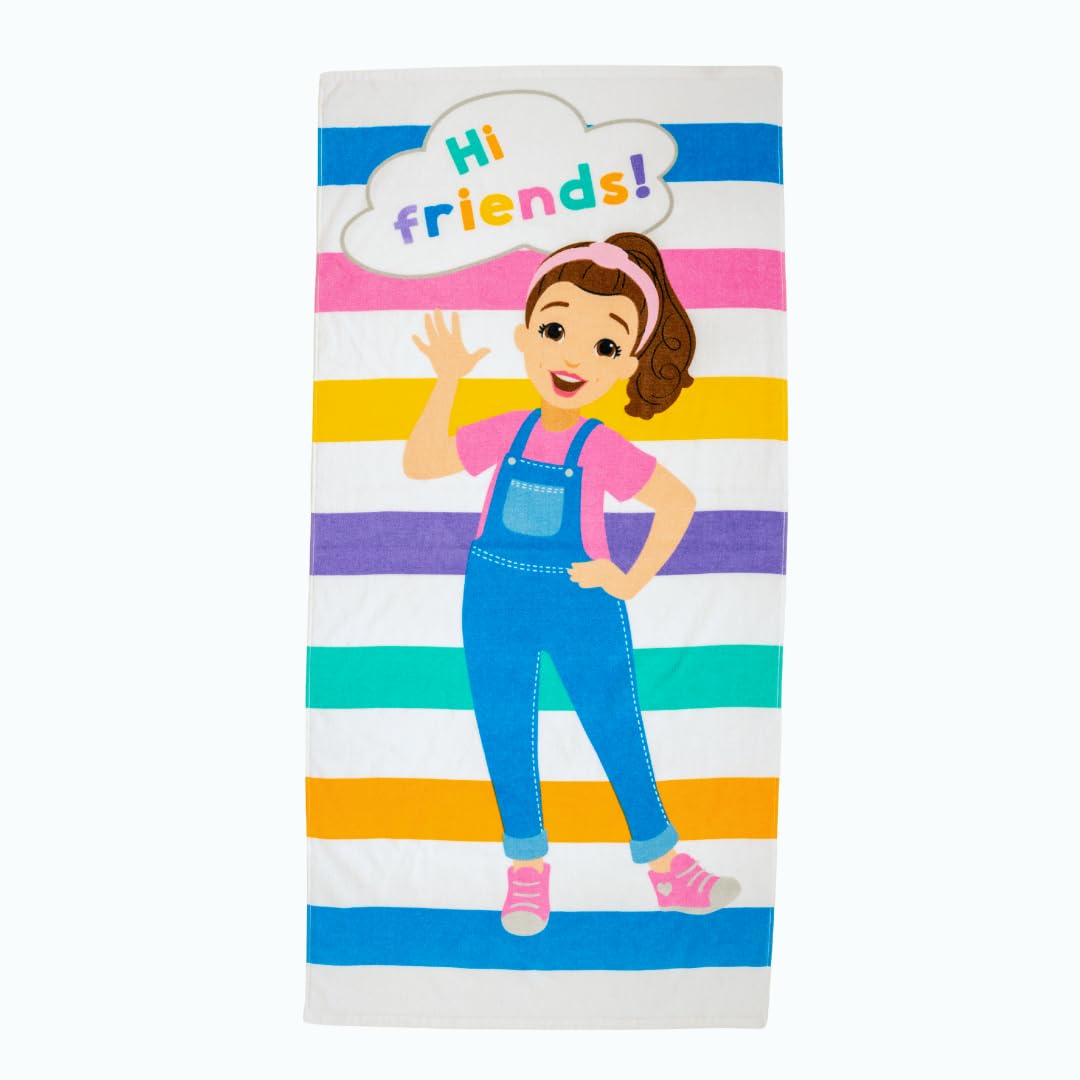 Franco Kids - Toalla de baño de algodón súper Suave para niños, 58 x 28 Pulgadas, Patrulla Canina para niñas - 58 in x 28 in - Sra. Rachel