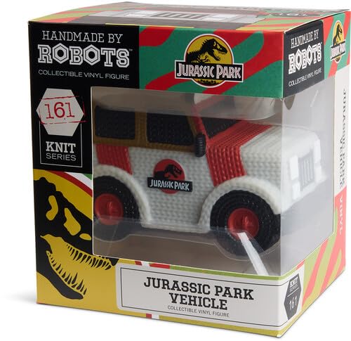 Hecho a Mano por Robots - Jurassic Park - Dino Hatching Egg & Park Vehicle 2 Unidades