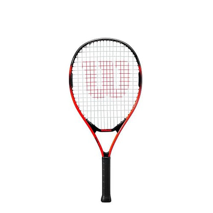 Wilson Pro Staff Precision - Raquetas de Tenis recreativas para jóvenes, Color Negro y Rojo
