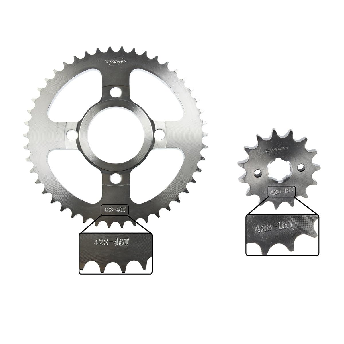 Italika F0203Ks24 Kit de Sprocket, Gris