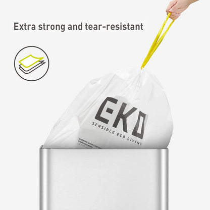 EKO Bolsas de Basura extrafuertes con cordón Tamaño G. 50-90 Litros. 60 unidades