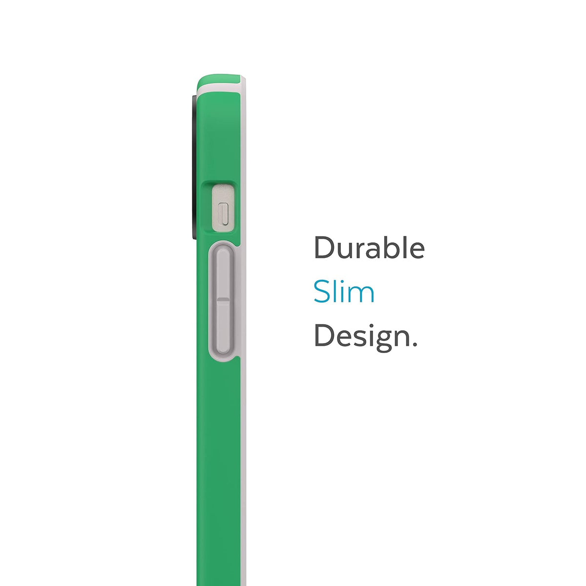 Speck - Funda para iPhone 15 Plus y 14 Plus, Funda Delgada para teléfono con protección contra caídas, Resistente a los arañazos y Tacto Suave para iPhone de 6.7 Pulgadas, Funda de Doble Capa, Color