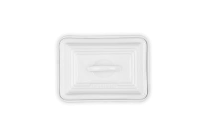 Le Creuset of America Heritage Stoneware Butter Dish, White