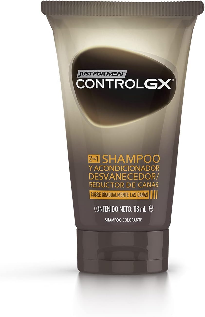 Just For Men Control GX Shampoo y Acondicionador Desvanecedor Canas, 118ml