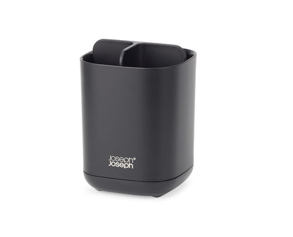 Joseph Joseph Easy-Store - Soporte para Cepillo para Polvo de Dientes, Almacenamiento de baño, Compacto, Negro Mate