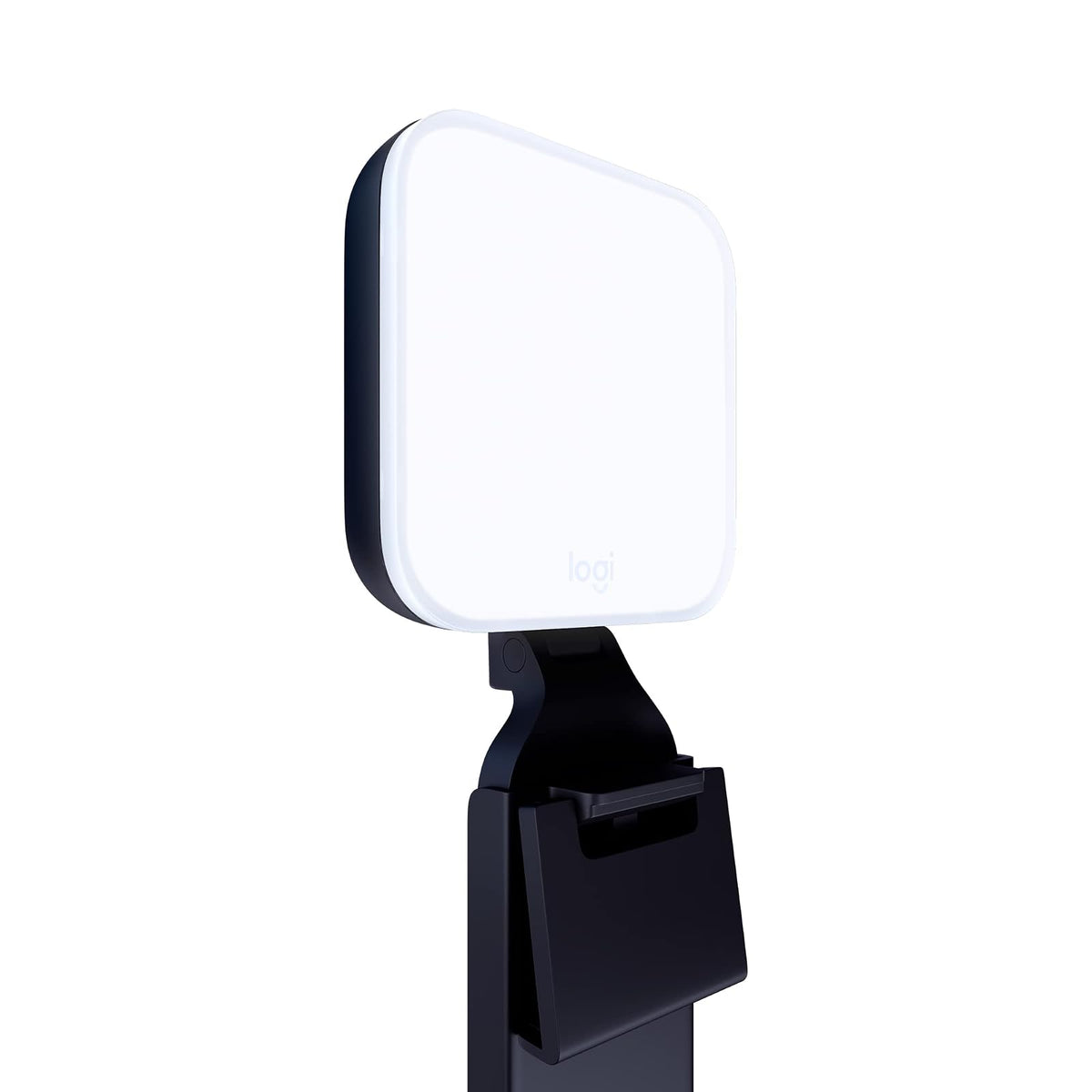 Logitech Litra Glow Premium LED Luz para Streaming con TrueSoft - Iluminación para Computadora, llamadas y reuniones por Zoom, con base ajustable y app, para PC/Mac - Grafito - Windows