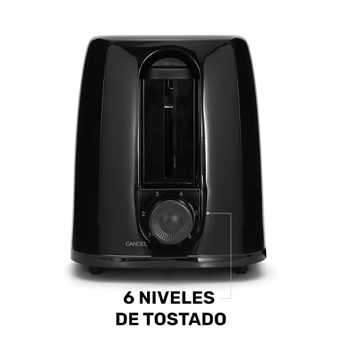 Tostador de Pan Taurus Capacidad de 2 Rebanadas Color Negro Modelo LUCER