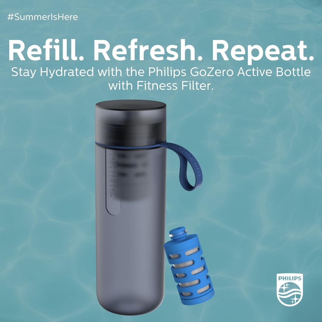 PHILIPS GoZero Adventure Filters, Cartucho de Filtro de Repuesto, Filtro electroadsortivo