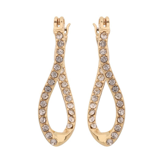 Anne Klein Aretes Dorado Asimétrico para Mujer | Pequeño, asimétricos, metal con baño dorado, broquel, 1 par