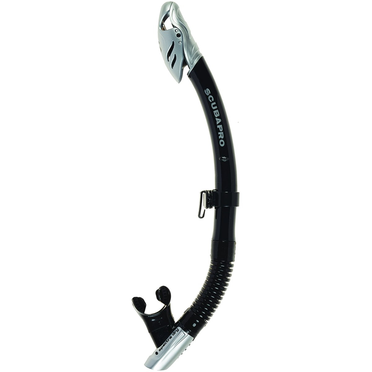 ScubaPro Spectra Dry Snorkel - plateado - Una talla