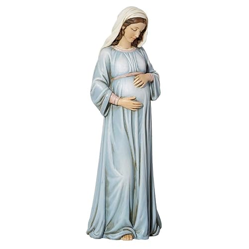 Avalon Gallery - Figura católica inspiradora de Michael Adams - Estatua de Resina esculpida, 8 Pulgadas, María, Madre de Dios